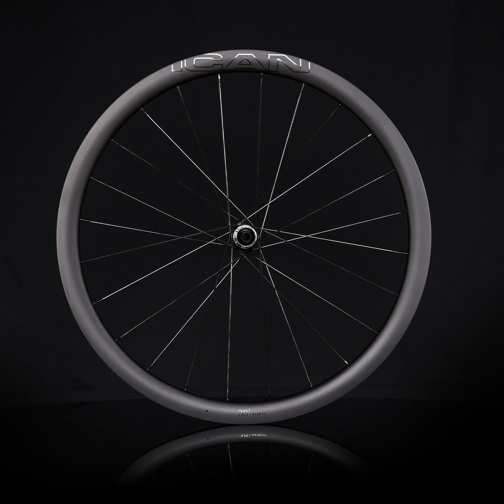 ICAN upgraded AERO 38 II disc wheels TRIAERO