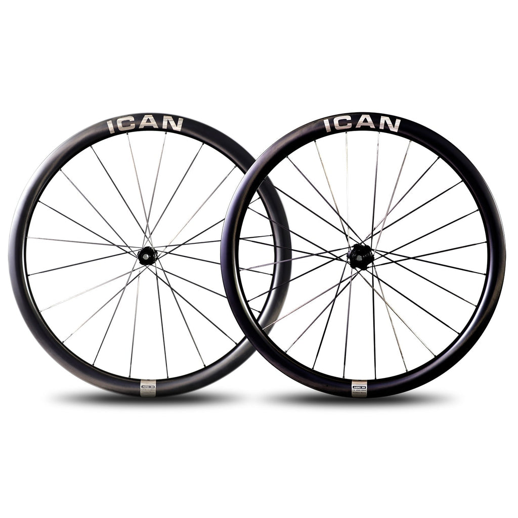 38mm WD Carbon Spoke Disc Wheels - Triaero